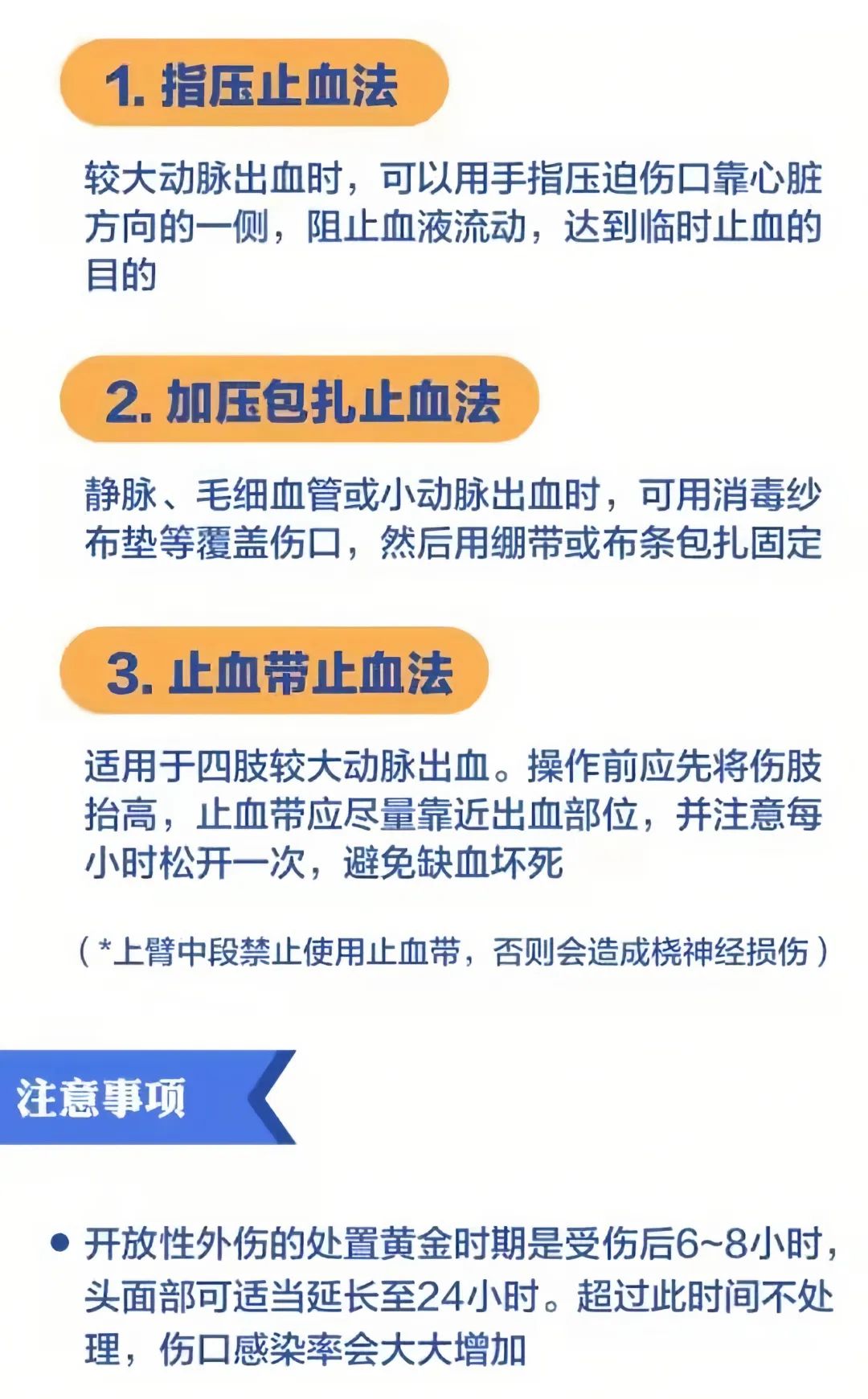 家庭急救指南，切割伤的止血与急救技巧