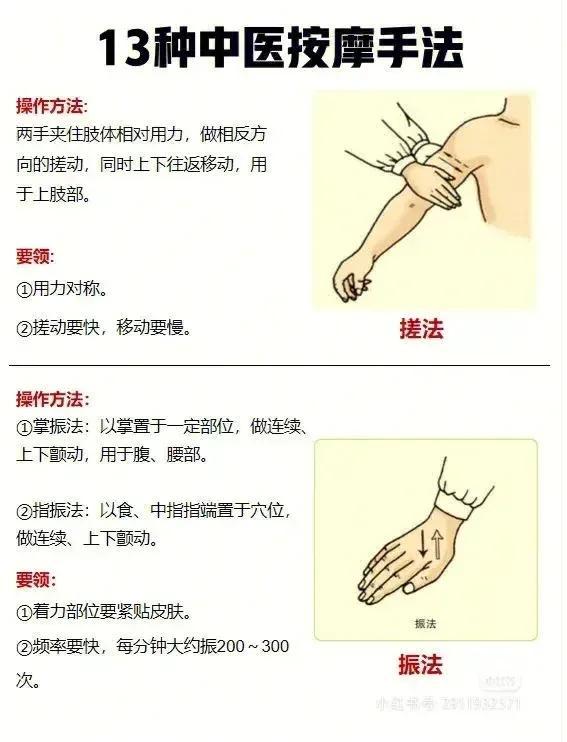 中医按摩，自然疗法调理身体平衡